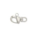 Porte - mousqueton simplex pivotant chapuis inox 70 mm