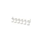 Porte outils mottez pour 6 outils montage sur panneau perfor