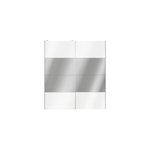 Portes de placard coulissantes 2 vantaux panneaux blancs brillants et miroir goodhome atomia h. 225 x ... Portes de placard coulissantes 2 vantaux panneaux blancs brillants et miroir goodhome atomia h. 225 x ...