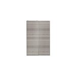 Portes de placard coulissantes 2 vantaux panneaux effet ch�ne gris� goodhome atomia h. 225 x l. 150 x ...