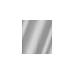 Portes de placard coulissantes 2 vantaux panneaux miroir goodhome atomia h. 225 x l. 200 x ép. 5, 5 cm ... Portes de placard coulissantes 2 vantaux panneaux miroir goodhome atomia h. 225 x l. 200 x ép. 5, 5 cm ...