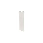 Porte de placard coulissante bois nordique profil blanc goodhome arius h. 248, 5 x l. 77. 2 cm + amortisseurs ...