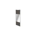 Porte de placard coulissante avec miroir gris antique profil gris goodhome arius h. 248, 5 x l. 92. 2 ... Porte de placard coulissante avec miroir gris antique profil gris goodhome arius h. 248, 5 x l. 92. 2 ...