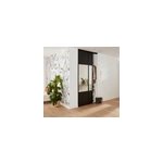 Porte de placard coulissante avec miroir noir mat profil noir goodhome arius h. 248, 5 x l. 62. 2 cm ... Porte de placard coulissante avec miroir noir mat profil noir goodhome arius h. 248, 5 x l. 62. 2 cm ...