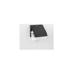 Porte - rouleau papier hyginique wc renew brabantia noir mat