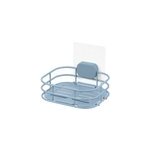 Porte savon mural grena bleu compactor