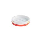 Porte savon rond en polyrsine motif confettis