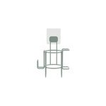 Porte sèche cheveux grena vert compactor Porte sèche cheveux grena vert compactor