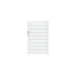Portillon alu alpes 100x160 cm blanc 9016 jardimat