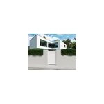 Portillon aluminium nazar� blanc 100 x h. 163, 4 cm