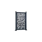 Portillon arbre alu neva anthracite 93 x h. 171 cm