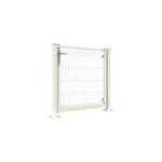 Portillon pour cloture grillagée axyle blanc h. 100 cm Portillon pour cloture grillagée axyle blanc h. 100 cm