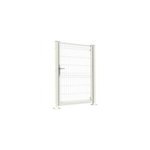 Portillon pour cloture grillagée axyle blanc h. 150 cm Portillon pour cloture grillagée axyle blanc h. 150 cm
