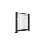 Portillon pour cloture grillagée axyle noir h. 120 cm Portillon pour cloture grillagée axyle noir h. 120 cm