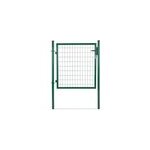 Portillon pour clôture grillagée à poteaux ronds vert 100 x h. 100 cm Portillon pour clôture grillagée à poteaux ronds vert 100 x h. 100 cm