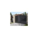 Portillon fer blooma oria noir - 100 x h. 200 cm