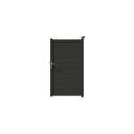 Portillon jardimat aluminium alpes gris antique 100 x h. 160 cm Portillon jardimat aluminium alpes gris antique 100 x h. 160 cm