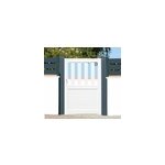 Portillon pvc naussac blanc - 100 x h. 150 cm Portillon pvc naussac blanc - 100 x h. 150 cm