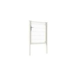 Portillon à sceller pour cloture grillagée axyle blanc h. 120 cm Portillon à sceller pour cloture grillagée axyle blanc h. 120 cm