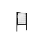 Portillon à sceller pour cloture grillagée axyle noir h. 120 cm Portillon à sceller pour cloture grillagée axyle noir h. 120 cm