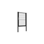 Portillon à sceller pour cloture grillagée axyle noir h. 150 cm Portillon à sceller pour cloture grillagée axyle noir h. 150 cm