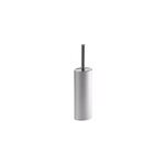 Pot  balai wc en mtal, gris, godonnier