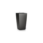 Pot carr� lechuza premium anthracite m�tallis� 40 x 40 x h. 75 cm