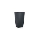 Pot carré plastique lechuza color gris ardoise 40 x 40 x h. 75 cm Pot carré plastique lechuza color gris ardoise 40 x 40 x h. 75 cm