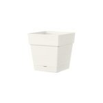 Pot carré à réserve d'eau plastique deroma save r blanc 17 x 17 x h. 17 cm Pot carré à réserve d'eau plastique deroma save r blanc 17 x 17 x h. 17 cm