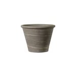 Pot duo grafite terre cuite rond �21 cm