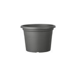 Pot de fleurs day r plastique gris anthracite 35 cm deroma