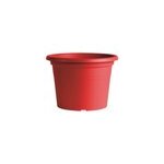 Pot de fleurs day r plastique rouge 25 cm deroma