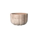 Pot de fleurs pumpkin terre cuite marron 20 cm x h. 12 cm deroma Pot de fleurs pumpkin terre cuite marron 20 cm x h. 12 cm deroma