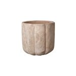 Pot de fleurs pumpkin terre cuite marron 20 cm x h. 18 cm deroma Pot de fleurs pumpkin terre cuite marron 20 cm x h. 18 cm deroma