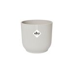 Pot de fleurs vibes 22 cm blanc soie elho