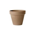 Pot horticole en terre cuite moka  13 cm