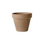 Pot horticole en terre cuite moka  17 cm
