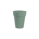 Pot rond polypropylne eda toscane vert laurier  44 x h. 53 cm