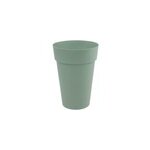 Pot rond polypropylne eda toscane vert laurier  46 x h. 65 cm