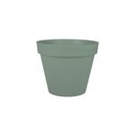 Pot rond polypropyl�ne eda toscane vert laurier � 47, 5 x h. 39 cm