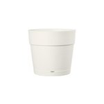 Pot rond � r�serve d'eau plastique deroma save r blanc �29 x h. 26, 2 cm