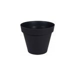 Pot de fleurs eda plastiques coloris gris anthracite en plastique . 80 x h. 66 cm contenance 170 l