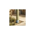 Poteau en bois vert carr� l. 7 x l. 7 x h. 200 cm