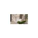Poteau garde - corps pose  plat prestio ral 7016 kordo