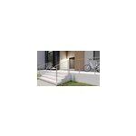 Poteau garde - corps pose  plat prestio ral 9006 kordo