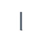 Poteau pour portail jardimat en aluminium l. 10cm x h. 150cm gris