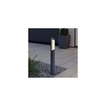 Potelet bevel led intgre 520lm 8w ip44 goodhome gris anthracite