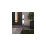 Potelet callisto taille m led intégrée 1600lm 25w ip44 goodhome gris anthracite Potelet callisto taille m led intégrée 1600lm 25w ip44 goodhome gris anthracite