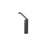 Potelet kalari led intégrée 1200lm 23w ip54 goodhome gris anthracite Potelet kalari led intégrée 1200lm 23w ip54 goodhome gris anthracite