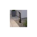 Potelet majorca led int�gr�e 650lm 23w ip44 goodhome noir